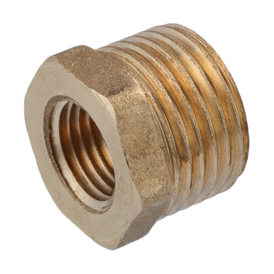 Головне фото - Футорка посилена LexLine 1/2"х1/4" ЗВ латунна УК0703-В