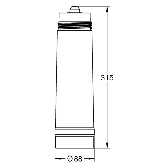 Додаткове фото - Картридж пом'якшуючий Grohe Blue M-Size 40430001