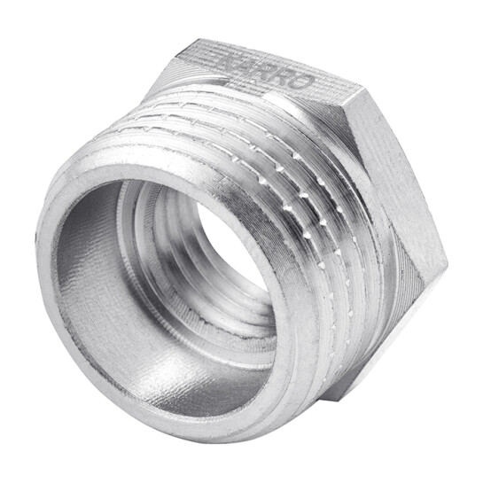 Головне фото - Футорка Karro 3/4"х1/2" ЗВ нікельована KR-3115