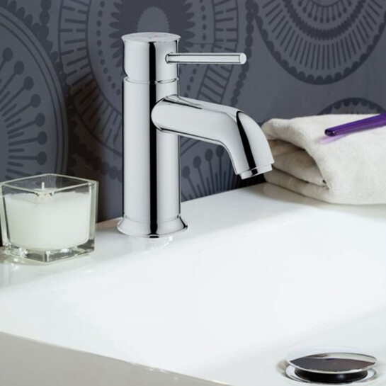 Додаткове фото - Змішувач для раковини Grohe BauClassic S-Size 23162000