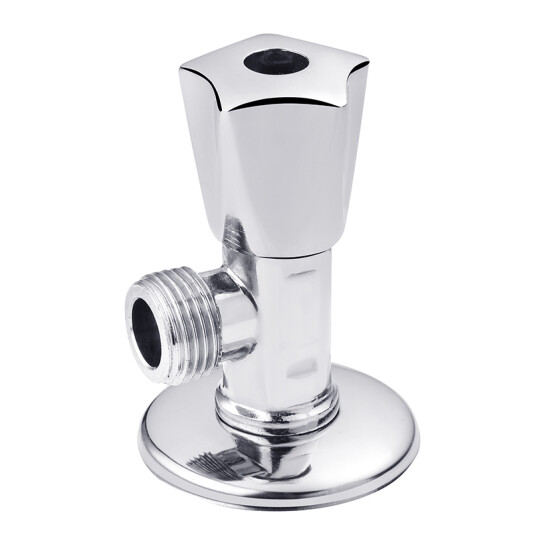 Головне фото - Кран приладовий для підключення Karro 1/2"х1/2" ЗЗ хромований KR-3125