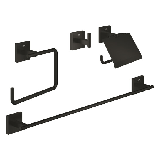 Головне фото - Набір аксесуарів для ванної кімнати Grohe QuickFix Start Cube 4 в 1 411152430