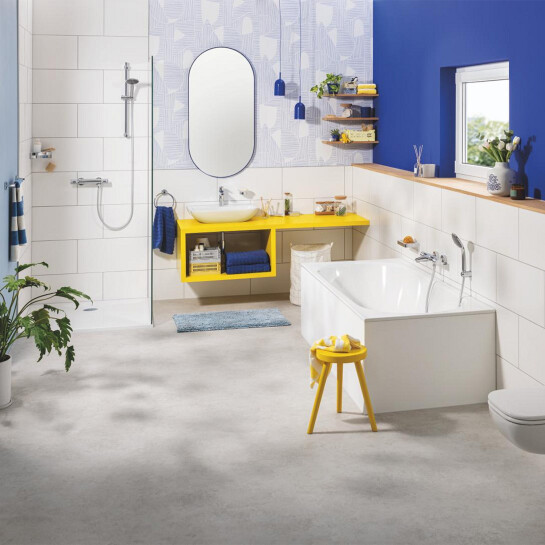 Додаткове фото - Полиця для душу Grohe QuickFix Start Cube з гачками 41107000