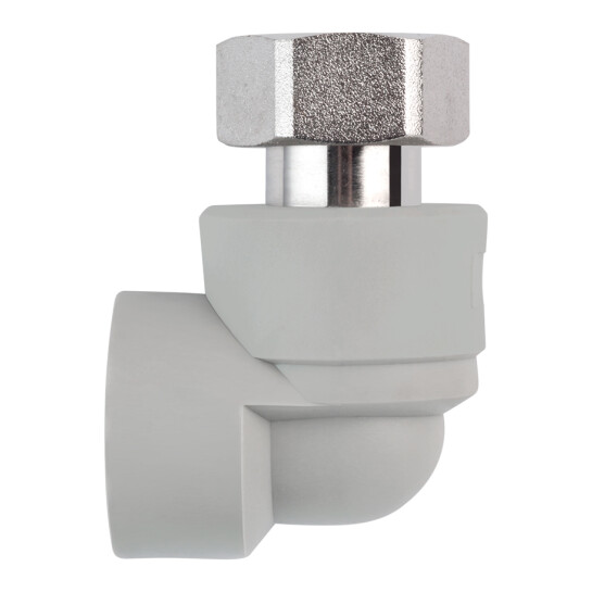 Головне фото - Коліно з накидною гайкою PPR GrandiTherm 25х3/4"