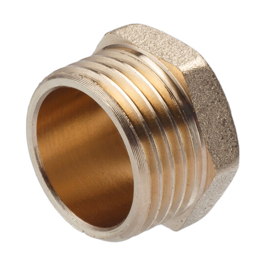 Головне фото - Пробка посилена LexLine 1/2" РЗ латунна УК1091-В