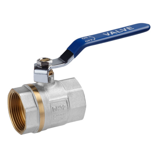 Головне фото - Кран кульовий Valves 1 1/4" ВВ PN30 синя ручка