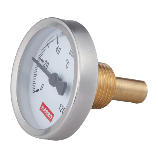 Додаткове фото - Термометр Karro 1/2" 50 мм 120°С KR-1039