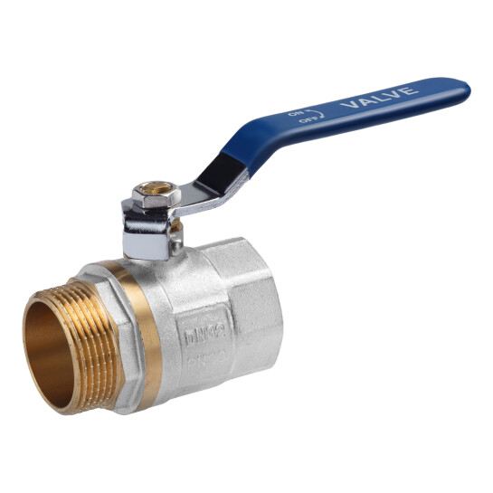 Головне фото - Кран кульовий Valves 1 1/4'' ВЗ PN30 синя ручка