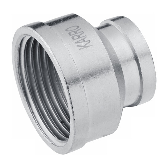 Головне фото - Муфта перехідна Karro 1"х1/2" ВВ нікельована KR-3122
