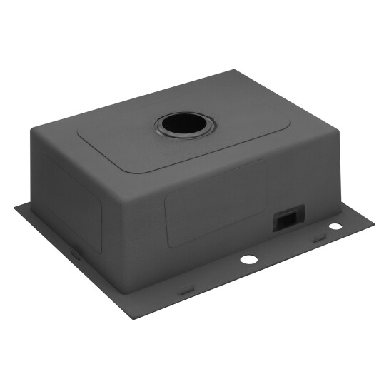 Додаткове фото - Комплект кухонна мийка Kroner Schwarze-6050HM PVD + змішувач Ersel-GRP03393BLK + дозатор Spender-026