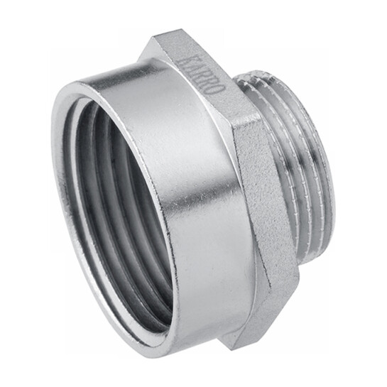 Головне фото - Перехідник Karro 1/2"х1/4" ВЗ нікельований KR-3117