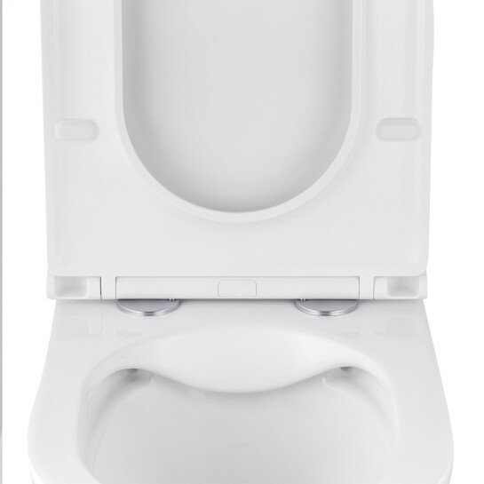 Додаткове фото - Комплект 4 в 1: Інсталяція Grohe Solido 2 в 1 38971000 + Панель змиву для унітаза Even Black 38966KV0 + Унітаз підвісний безобідковий Kroner Armada WHI513636 RIMLESS з сидінням Slim Duroplast / Soft-close / Quick relase KA513636WHIR (38971966KV0KA51R)