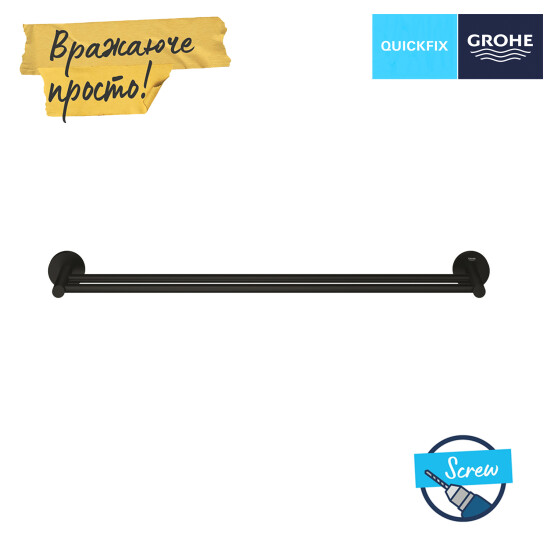 Додаткове фото - Тримач для рушників Grohe QuickFix Start 412032430