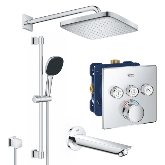 Головне фото - Душова система прихованого монтажу Grohe QuickFix SmartControl UA202801C3
