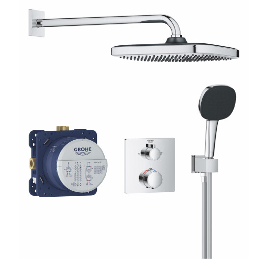 Головне фото - Душова система прихованого монтажу термостатична Grohe QuickFix Precision Grohtherm Cube 34882000
