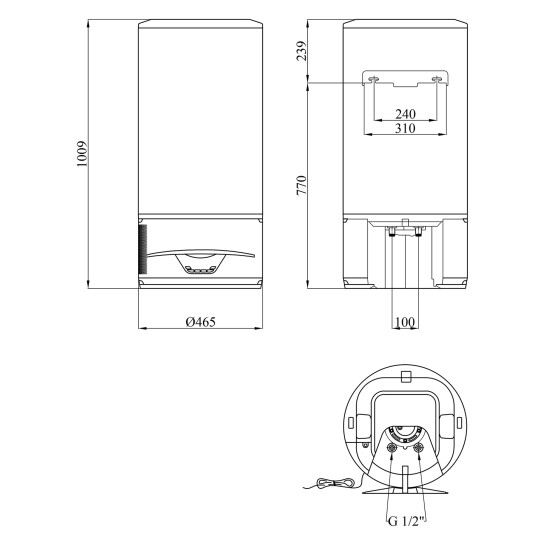 Додаткове фото - Водонагрівач Ariston Lydos Hybrid 80 WI-FI з мокрим ТЕНом 3629064