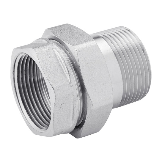 Головне фото - Згін-американка пряма Karro 3/4" ВЗ нікельована KR-3102
