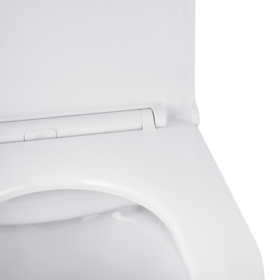 Додаткове фото - Комплект 4 в 1: Інсталяція Grohe Solido 2 в 1 38971000 + Панель змиву для унітаза Grohe Even 389662430 + Унітаз підвісний безобідковий Kroner Harz WHI493736 RIMLESS з сидінням Slim Duroplast / Soft-close / Quick relase KH493736WHIR (38971966243KH49R)