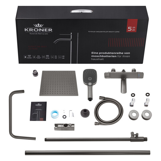 Додаткове фото - Душова система Kroner KRP Makon - GRP063