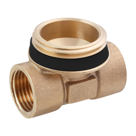 Головне фото - Трійник для колектора Karro 1/2"x1"x1/2" ВЗВ латунний KR-17038