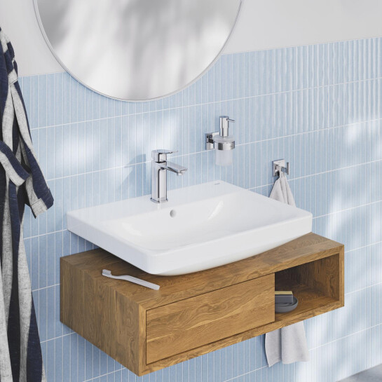 Додаткове фото - Змішувач для раковини Grohe QuickFix Dice M-Size 1018330000 з донним клапаном