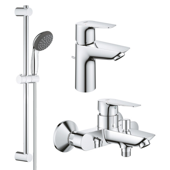 Головне фото - Набір змішувачів 3 в 1 для ванної кімнати Grohe QuickFix StartEdge S-Size UA202501SQ