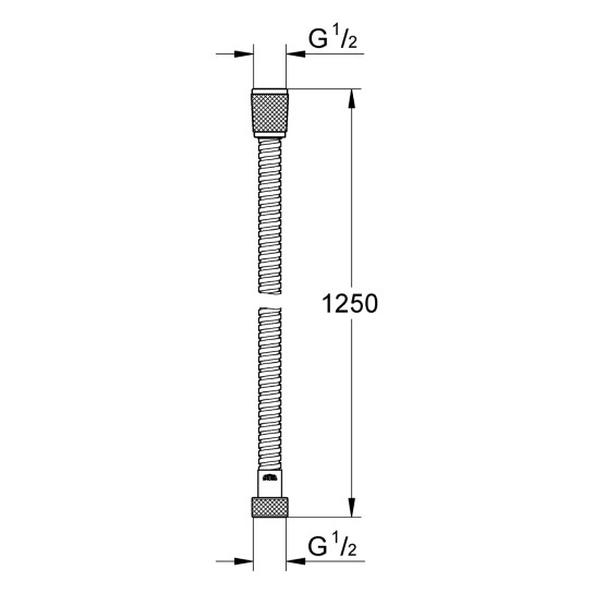 Додаткове фото - Шланг для душу Grohe VitalioFlex Metal Long-Life 1250 мм 22106000