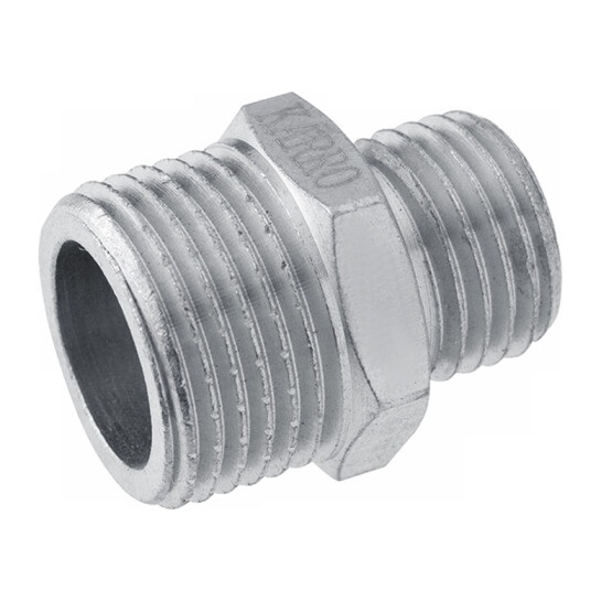 Головне фото - Ніпель перехідний Karro 1 1/2"х1" ЗЗ нікельований KR-3114
