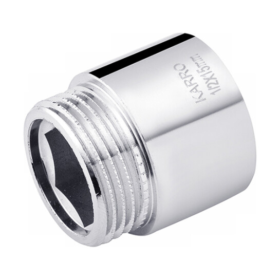 Головне фото - Подовжувач Karro 1/2" ВЗ, L=15 мм хромований KR-3209