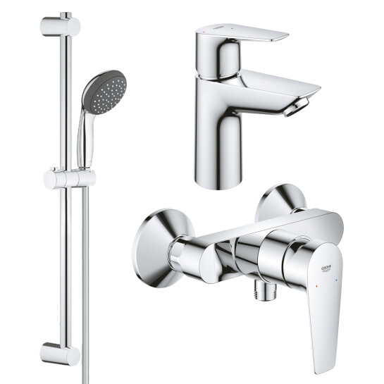 Головне фото - Набір змішувачів 3 в 1 для ванної кімнати Grohe QuickFix StartEdge S-Size UA202502SE