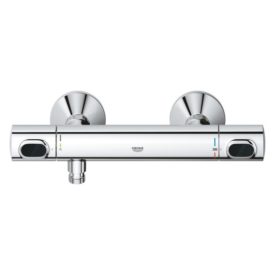 Додаткове фото - Набір змішувачів Grohe Quickfix термостат для душу з душовим гарнітуром Precision Flow THM та змішувач для раковини StartEdge S-Size UA202503TE
