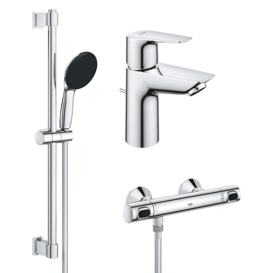 Головне фото - Комплект змішувачів для душу з термостатом Grohe QuickFix UA202503TS