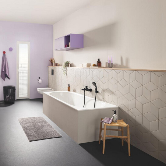 Додаткове фото - Змішувач для ванни Grohe QuickFix Start Black UA30330701