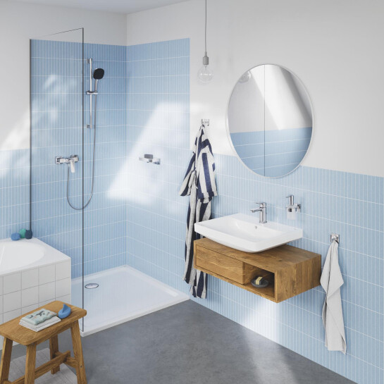 Додаткове фото - Змішувач для раковини Grohe QuickFix Dice S-Size 1018560000 з донним клапаном