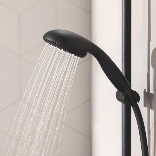 Додаткове фото - Змішувач термостатичний для душу Grohe QuickFix Start Black UA303908T1