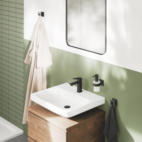 Додаткове фото - Змішувач для раковини Grohe QuickFix Dice S-Size 1018562430 з донним клапаном
