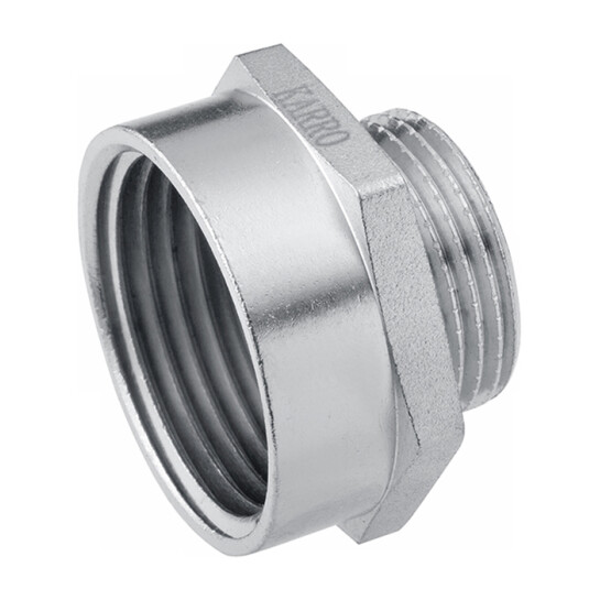 Головне фото - Перехідник Karro 1 1/4"х1" ВЗ нікельований KR-3117
