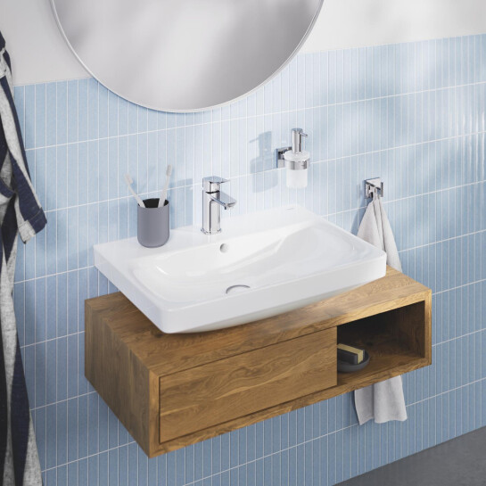 Додаткове фото - Змішувач для раковини Grohe QuickFix Dice S-Size 1018570000 з донним клапаном