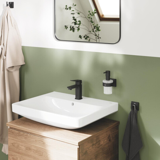 Додаткове фото - Змішувач для раковини Grohe QuickFix Dice S-Size 1018572430 з донним клапаном