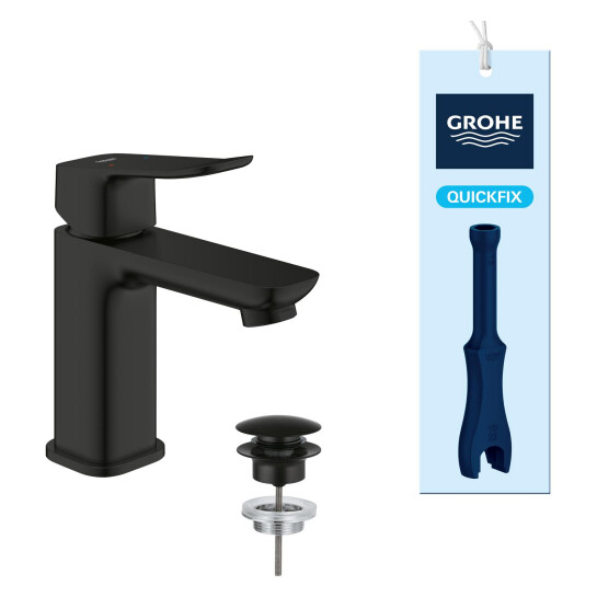 Додаткове фото - Змішувач для раковини Grohe QuickFix Dice S-Size 1018572430 з донним клапаном