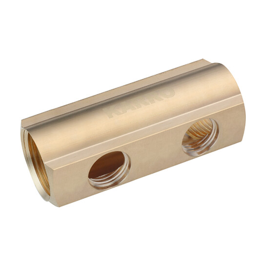 Головне фото - Колектор балка Karro на 2 виходи 1"x1/2" РВ латунний KR-2001