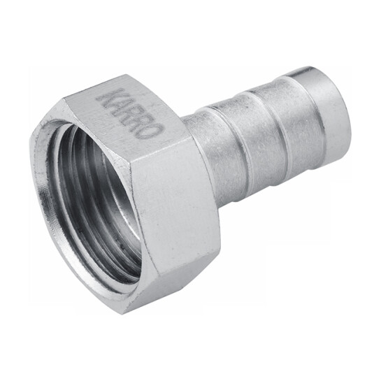 Головне фото - Штуцер Karro 1/2" РВ, D=12 мм нікельований KR-820