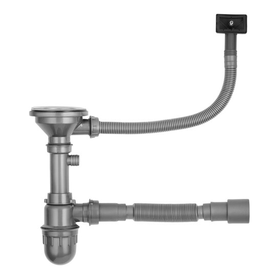 Головне фото - Сифон для кухонної мийки Kroner KRP Siphon - 011 3 1/2"х50/40 мм