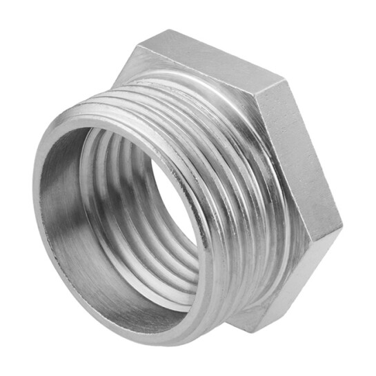 Головне фото - Футорка WaGa 1/2"х3/4" ВЗ нержавіюча сталь