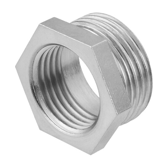 Додаткове фото - Футорка WaGa 1/2"х3/4" ВЗ нержавіюча сталь