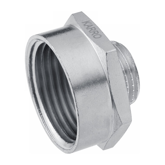 Головне фото - Перехідник Karro 1"х3/4" ВЗ нікельований KR-3117