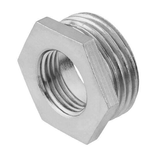 Додаткове фото - Футорка WaGa 1/2"х1" ВЗ нержавіюча сталь