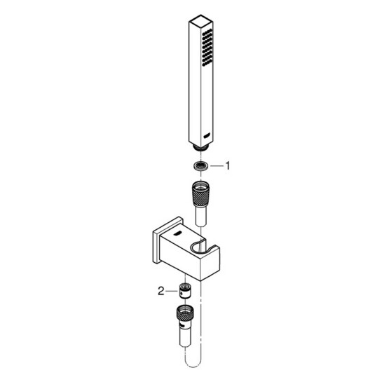 Додаткове фото - Душовий набір Grohe Euphoria Cube Stick  26405000