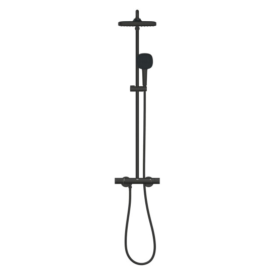 Додаткове фото - Душова система термостатична Grohe QuickFix Vitalio Comfort System 250 Cube 266962431