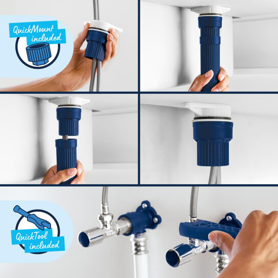 Додаткове фото - Змішувач для раковини Grohe QuickFix Dice XL-Size 1018920000